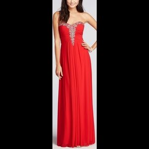 Blondie Nites; Crystal Beaded Prom/Gown